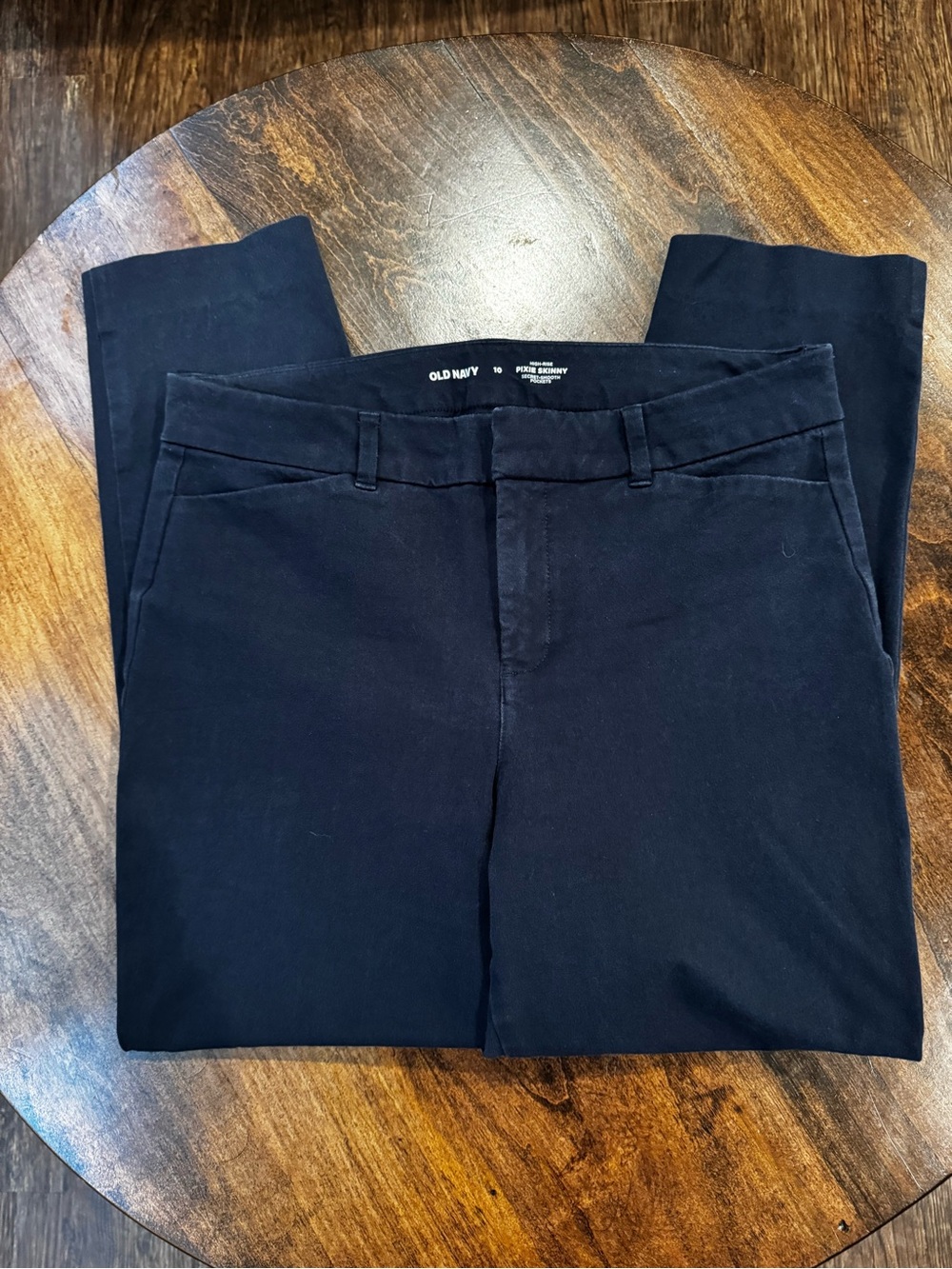 Old Navy Ankle Corduroy Pants in Pink, Tan & Navy - Picture 4 of 5
